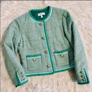 JCrew Spearmint Tweed NWT